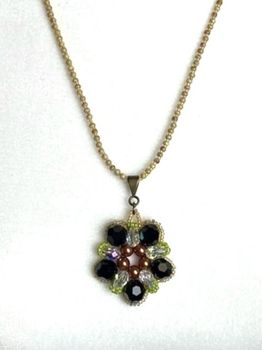Beaded Necklace & Beaded Chain Hand Crafted